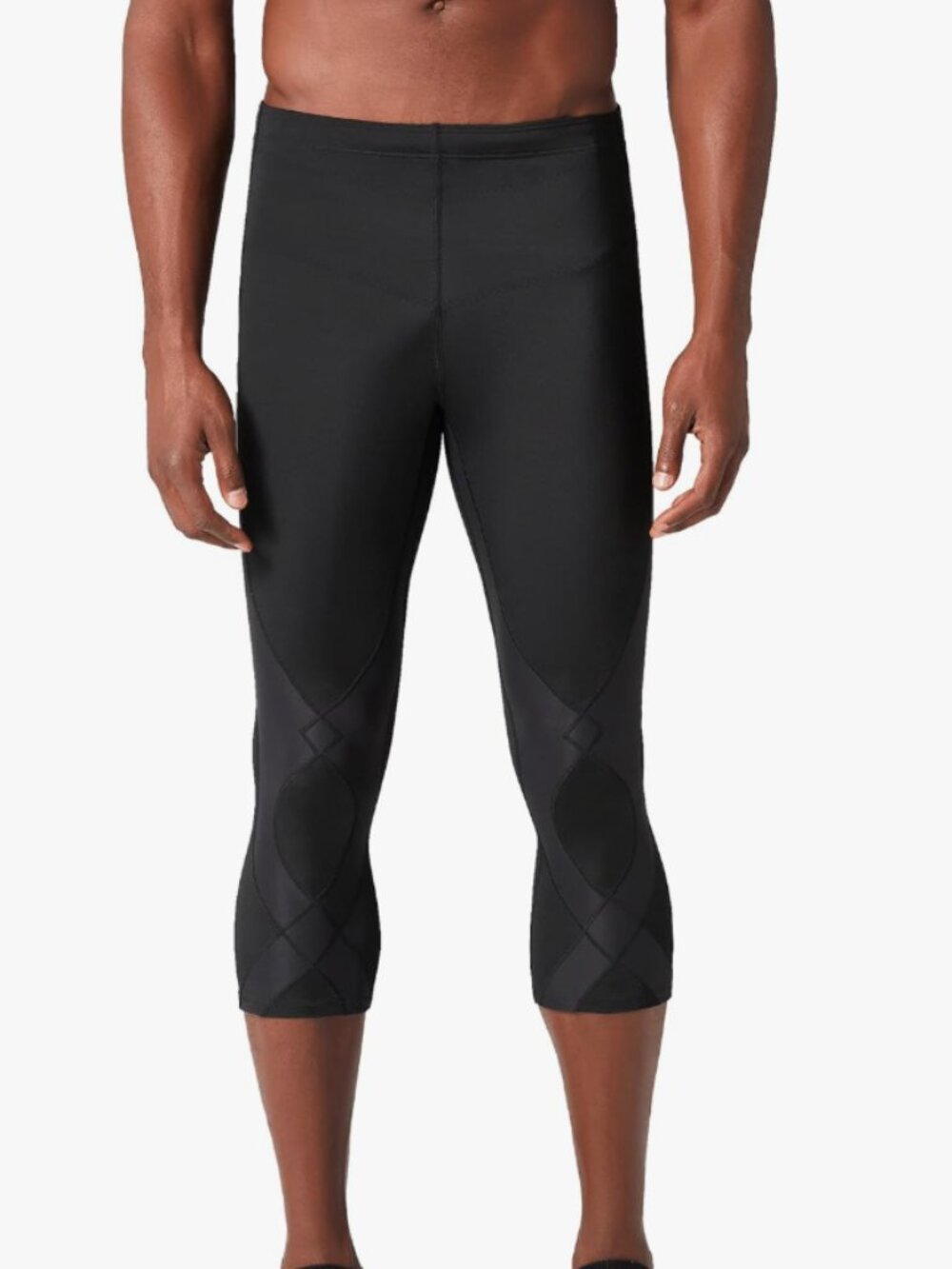 CW-X Mens Stabilyx joint support 3/4 Compression tights Running # 225806 SZ L